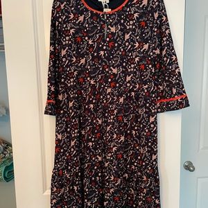 BODEN fall scape dress cotton pockets!